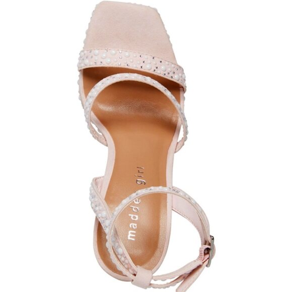 New Madden Girl by Steve Madden Petal Pink Embellished High Heel Shoes - Picture 3 of 4